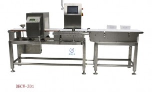 袋裝薯片薯條蝦條自動金檢重檢一體設備,休閑食品行業護航員